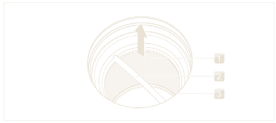 Lift the grease filter using its handle.